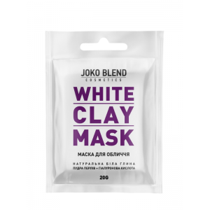 Тонизирующая маска для лица White Clay Mask Joko Blend, 20 г
